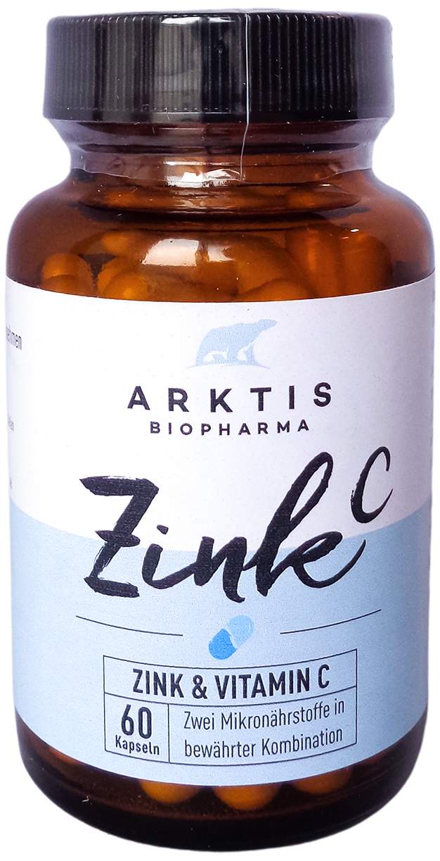 Arktis Zink & Vitamin C Zinkc  90 Kapseln