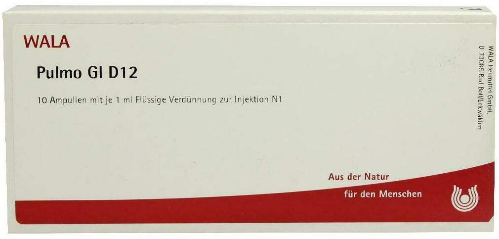 Wala Pulmo Gl D12 10 X 1 ml Ampullen