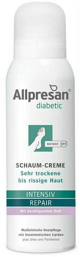 Allpresan Diabetic Intensiv + Repair Mit Urea Schaum-Creme 125 ml