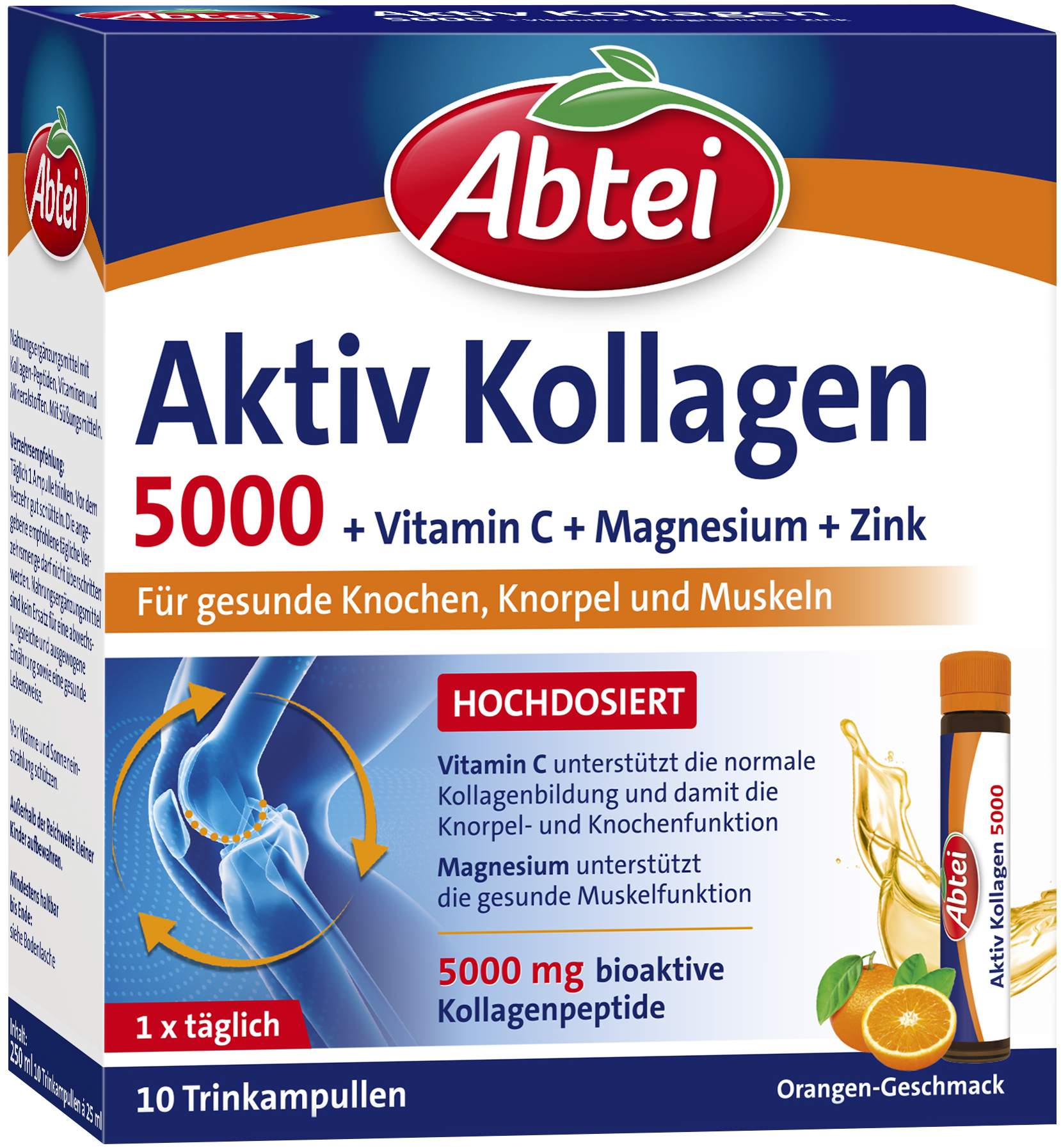 Abtei Aktiv Kollagen 5000 10 X 25 ml Ampullen