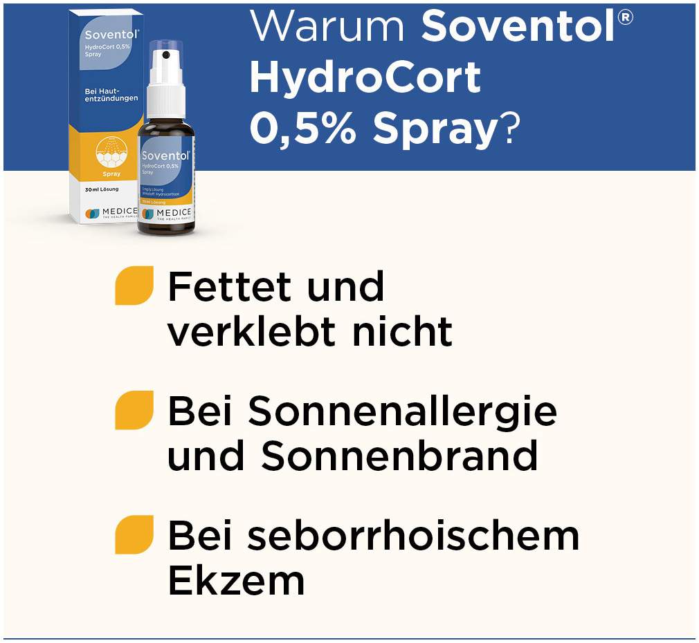 Soventol Hydrocort 0,5% 30 ml Spray