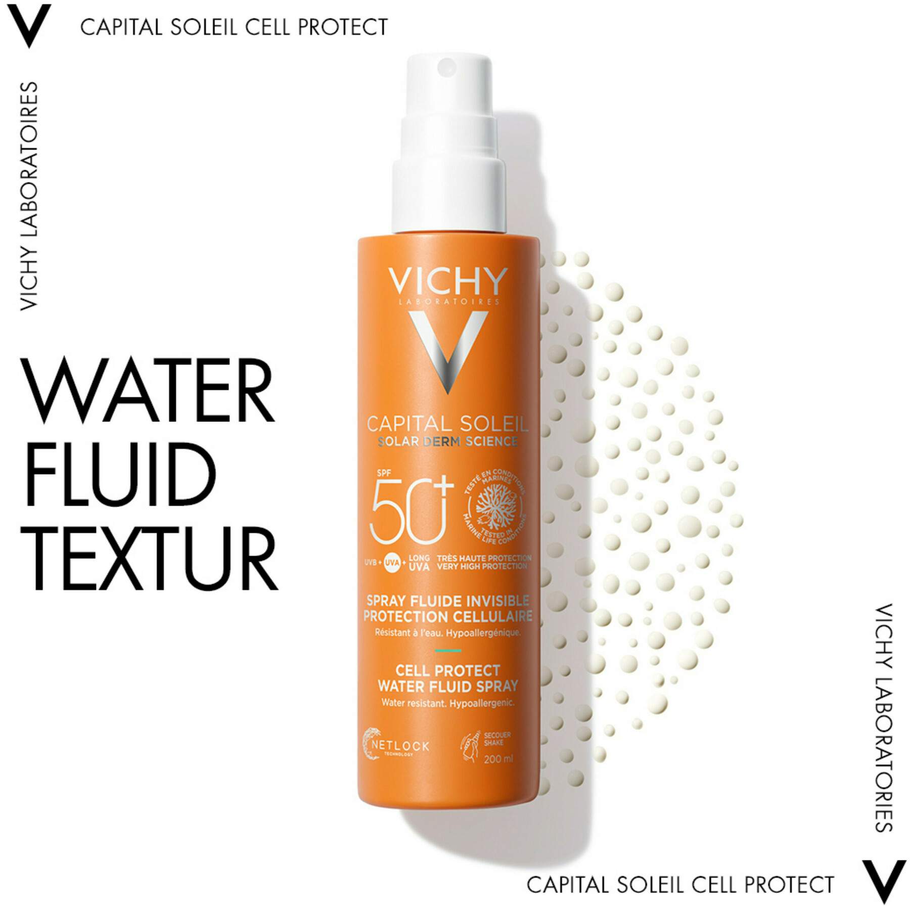 Vichy Capital Soleil Cell Protect Spray LSF 50+ 200 ml Spray