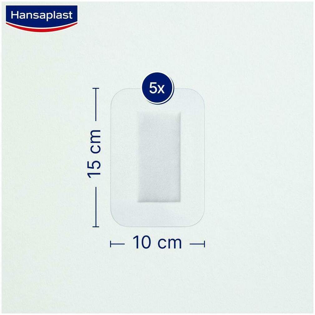 Hansaplast Aqua Protect 3XL 10 x 15 cm 5 Pflaster