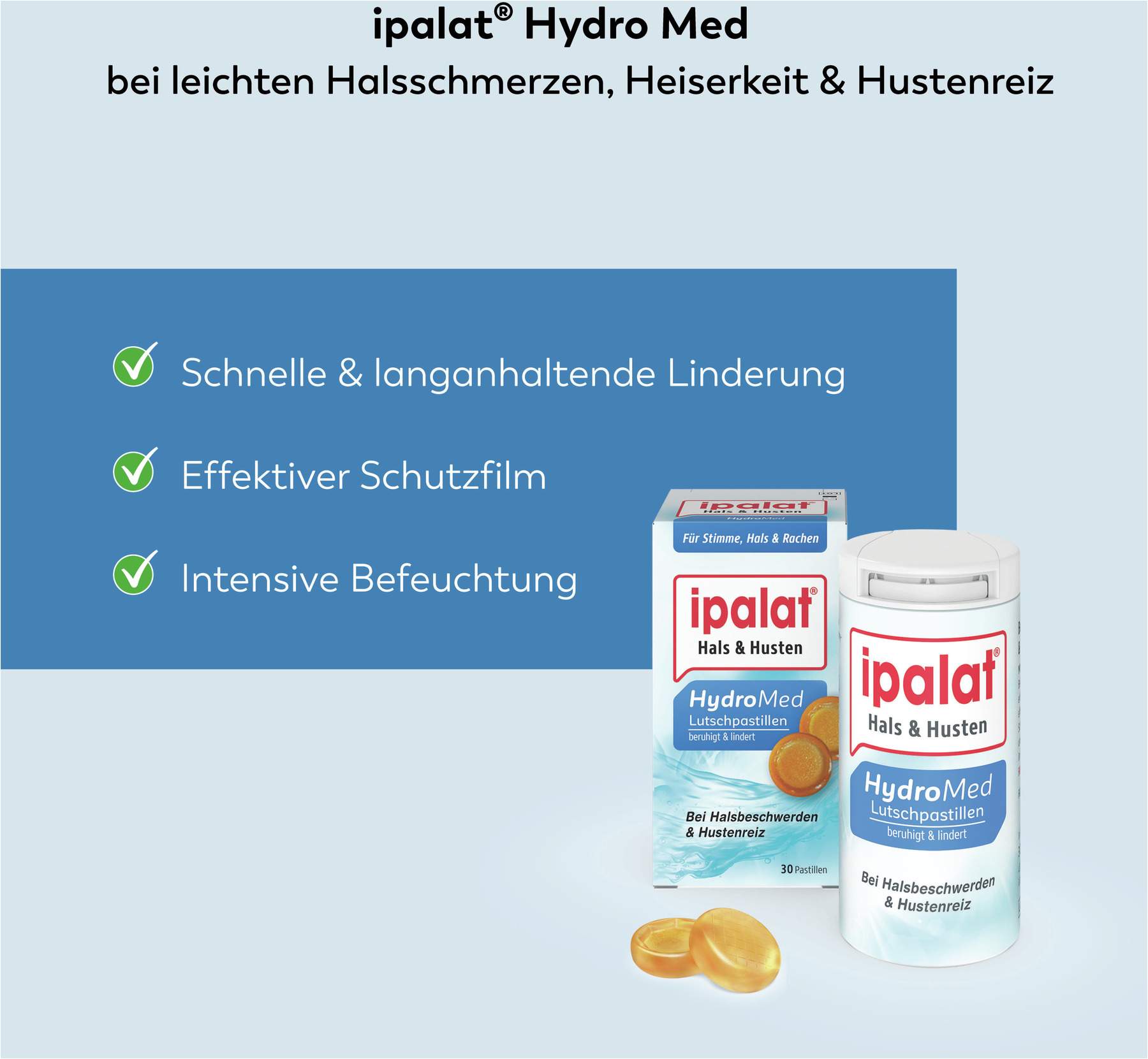 Ipalat Hydro Med 30 Lutschpastillen