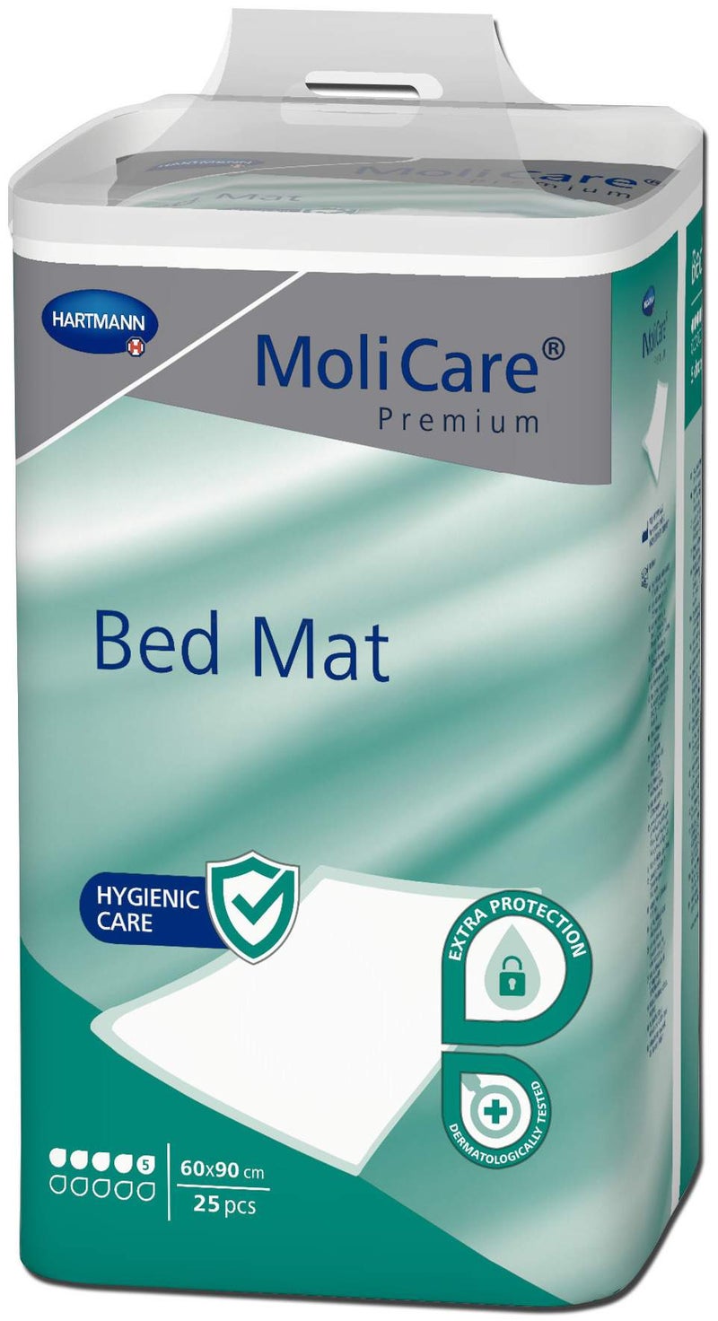 Molicare Premium Bed Mat 5 Tropfen 60 X 90 cm 25 Einlagen