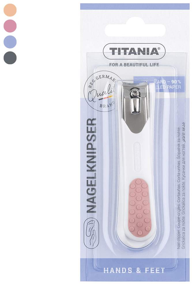 Softtouch Fußnagelknipser TITANIA , farblich sortiert 1 Stück