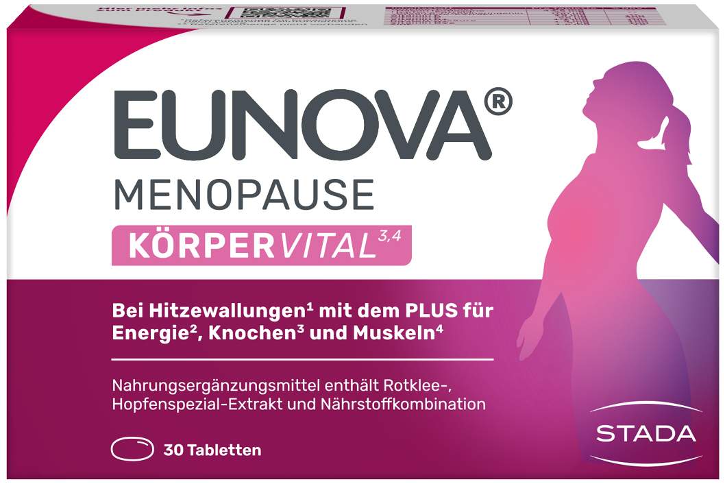 Eunova Menopause Körper Vital 30 Tabletten