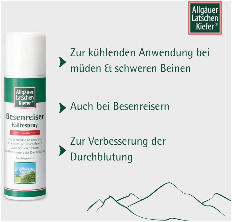Allgäuer Latschenkiefer Besenreiser Kältespray 150 ml