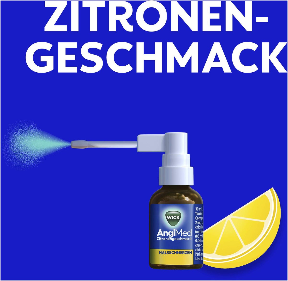WICK AngiMed Zitronengeschmack 30 ml Spray