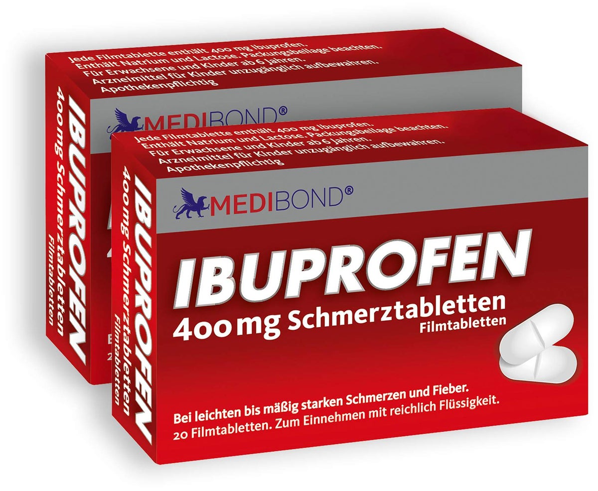 Ibuprofen Medibond 400 mg Schmerztabletten 2 x 20 Stück