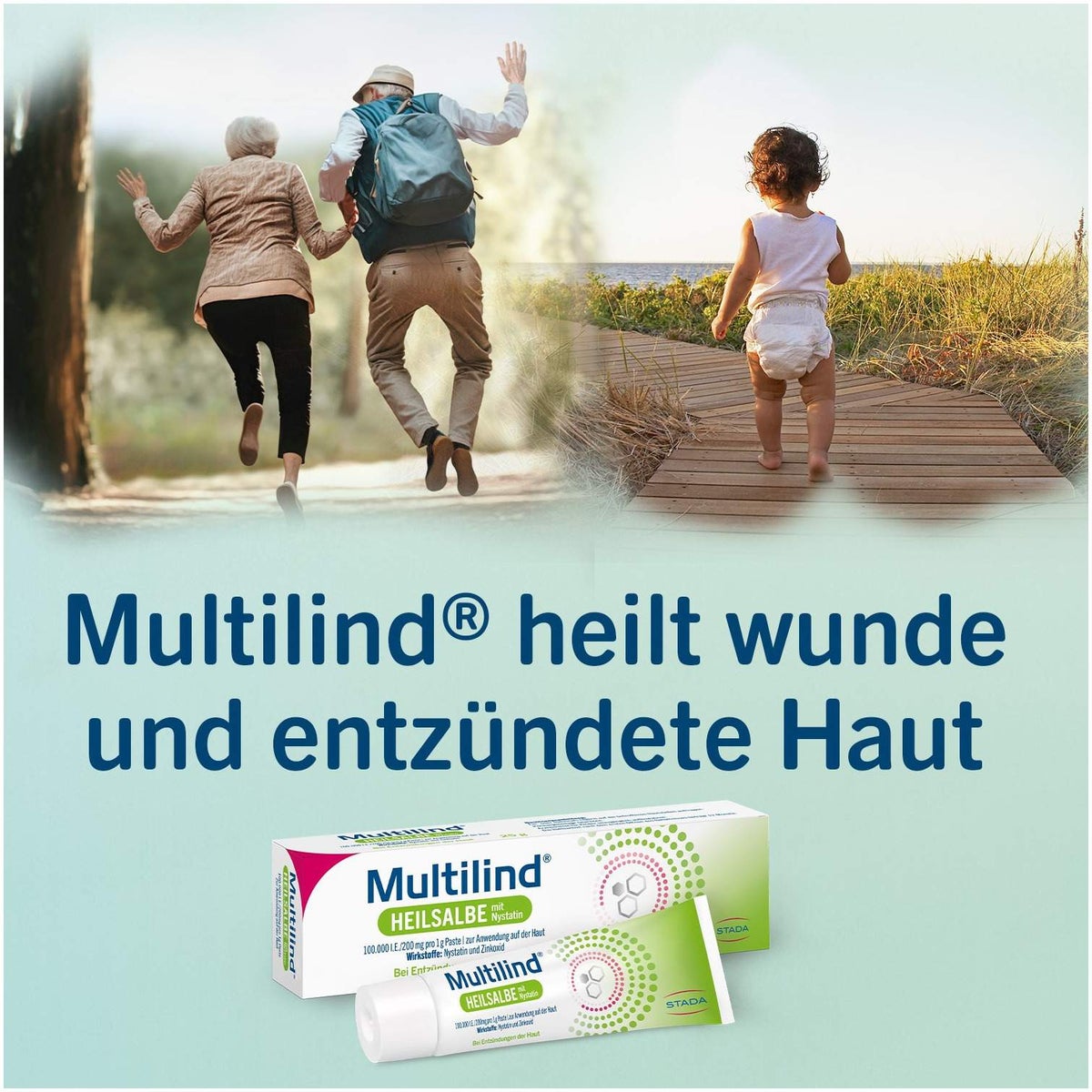 Multilind Wund-und Heilsalbe mit Zinkoxid und Nystatin 50 g