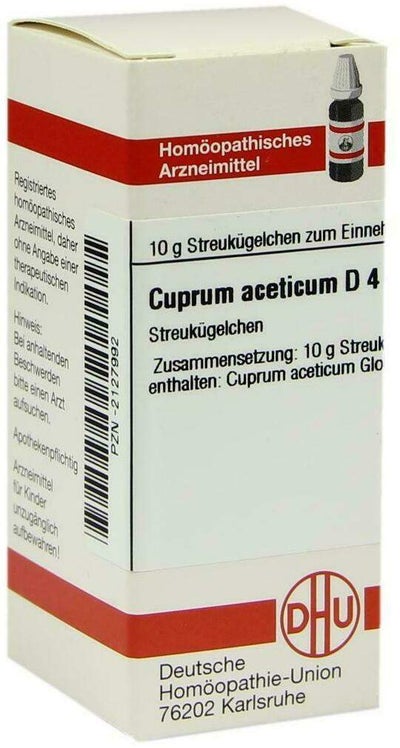 Dhu Cuprum Aceticum D4 Globuli