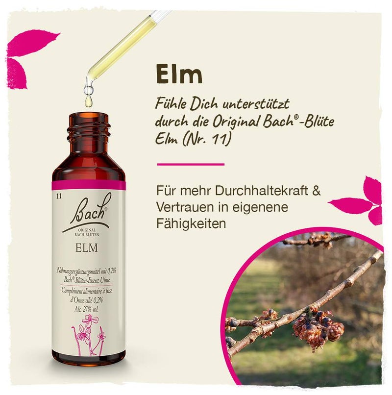 Bachblüten Elm 20 ml Tropfen