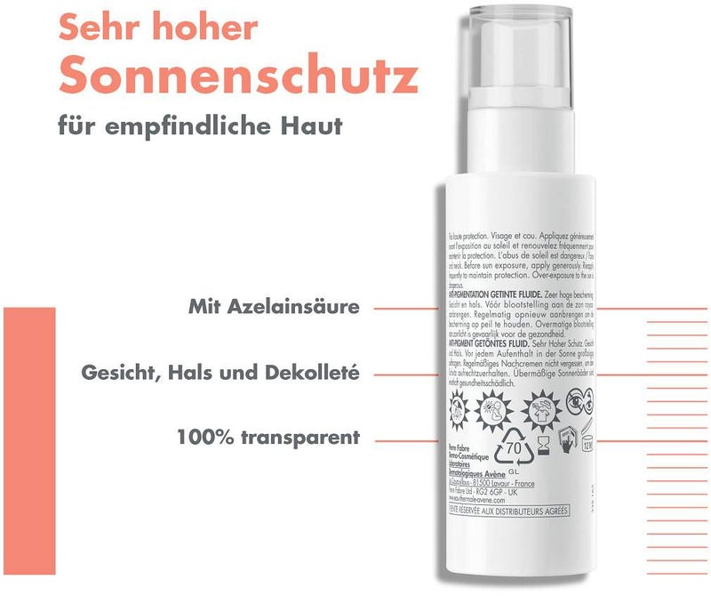 Avene Anti-Pigmentation getöntes Fluid SPF 40 ml