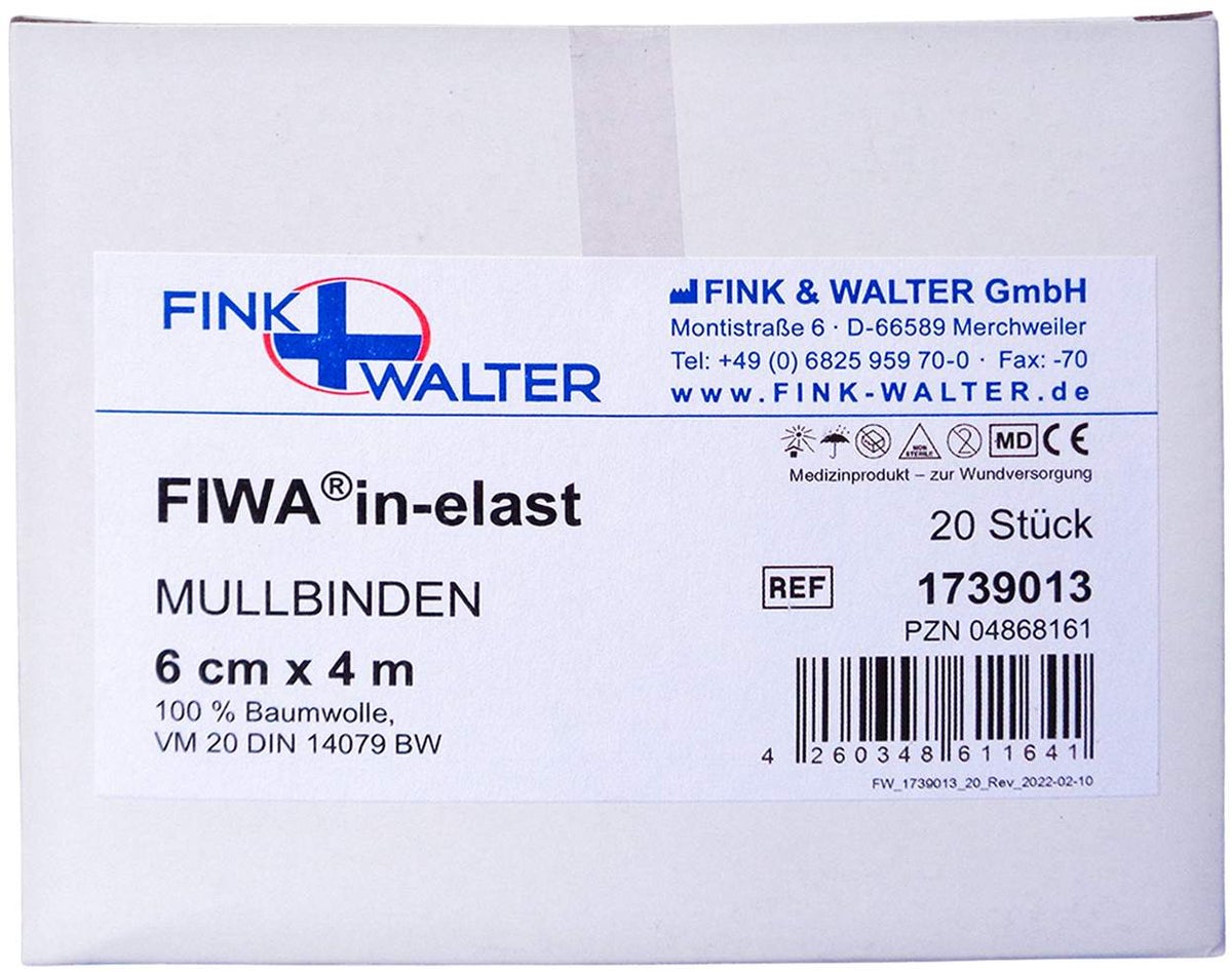 Mullbinden 6 Cmx4 M 100% Baumwolle