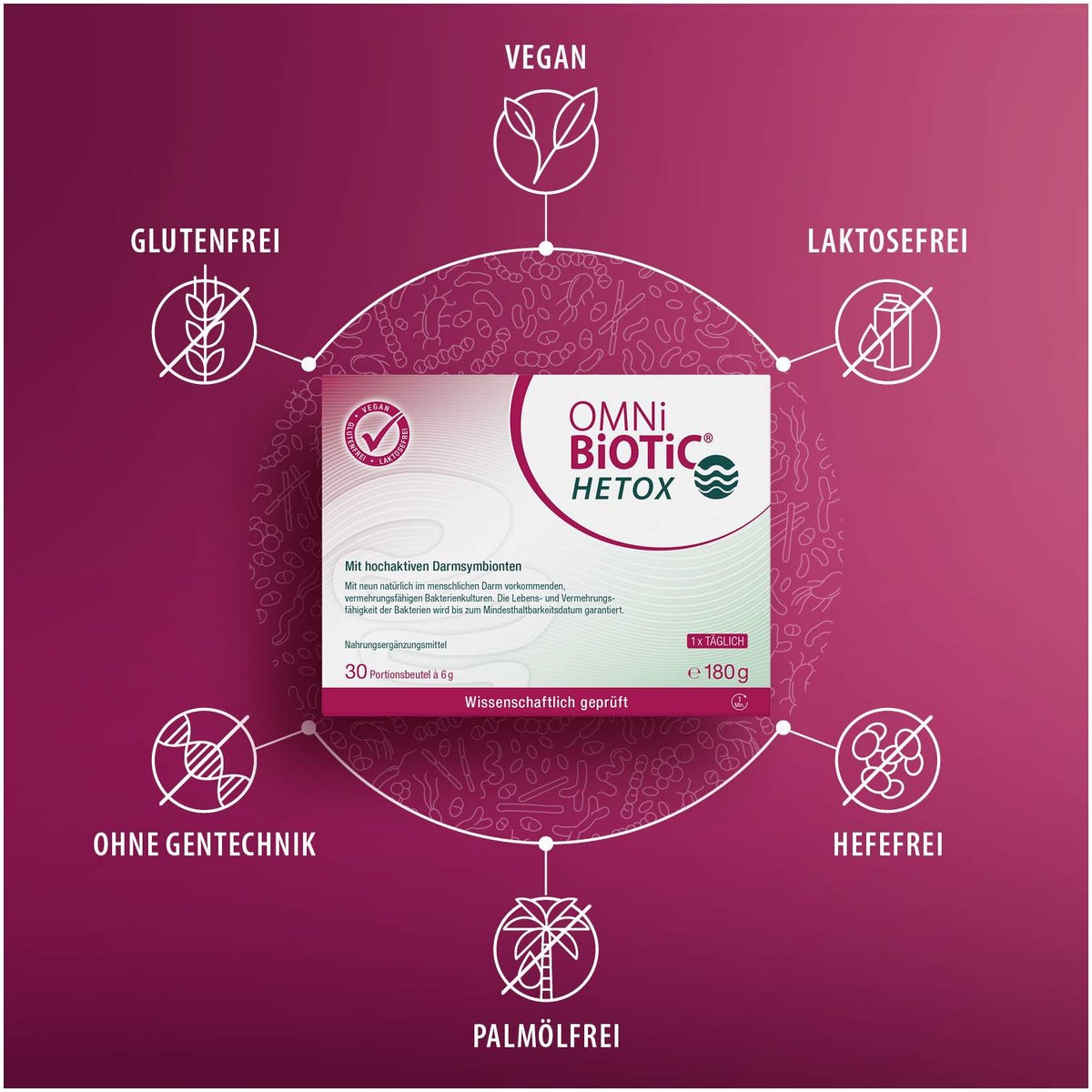 Omni Biotic Hetox 30 X 6 Sachets