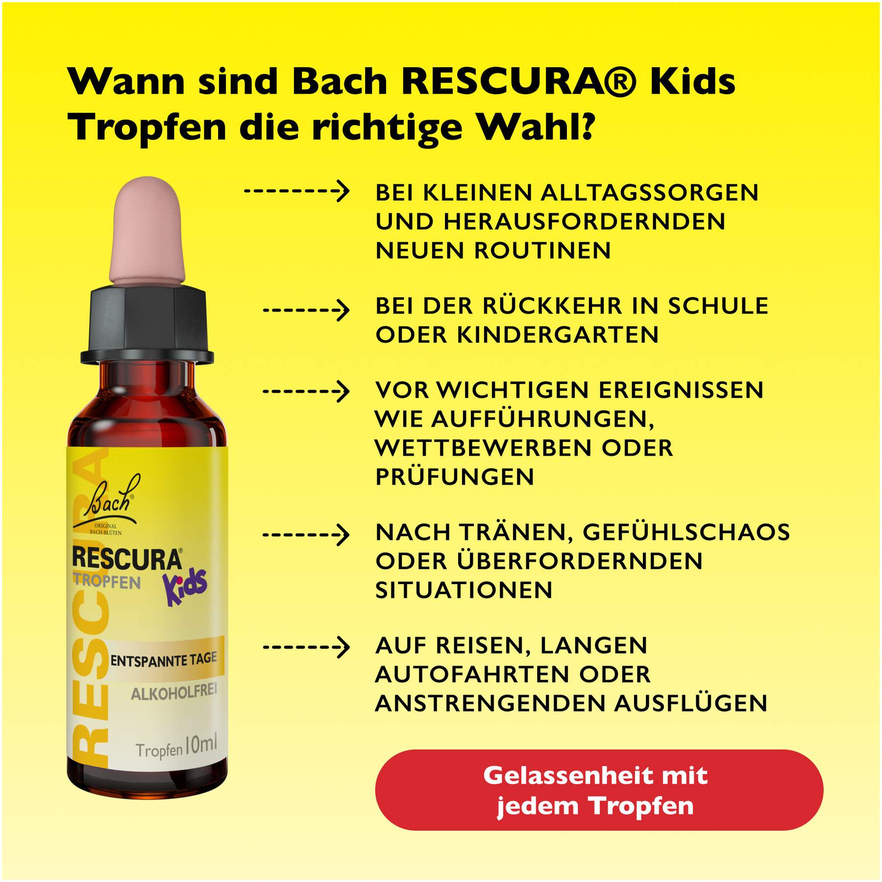 Bachblüten Rescura Kids Tropfen alkoholfrei 10 ml