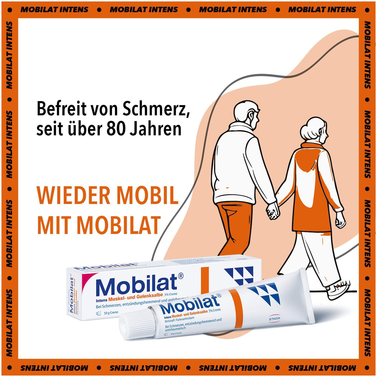 Mobilat Intens Muskel- und Gelenksalbe 3% 50 g