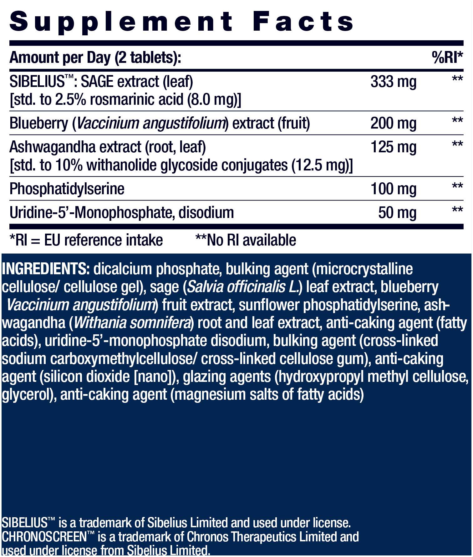 Cognitex Elite 60 Tabletten