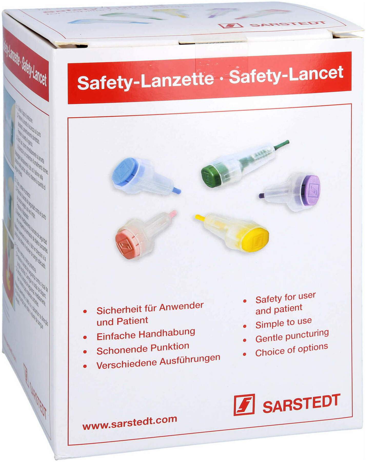 Safety-Lanzetten 21 G Einst.Tiefe 1,8mm Norm.Gr u2 200 Stück