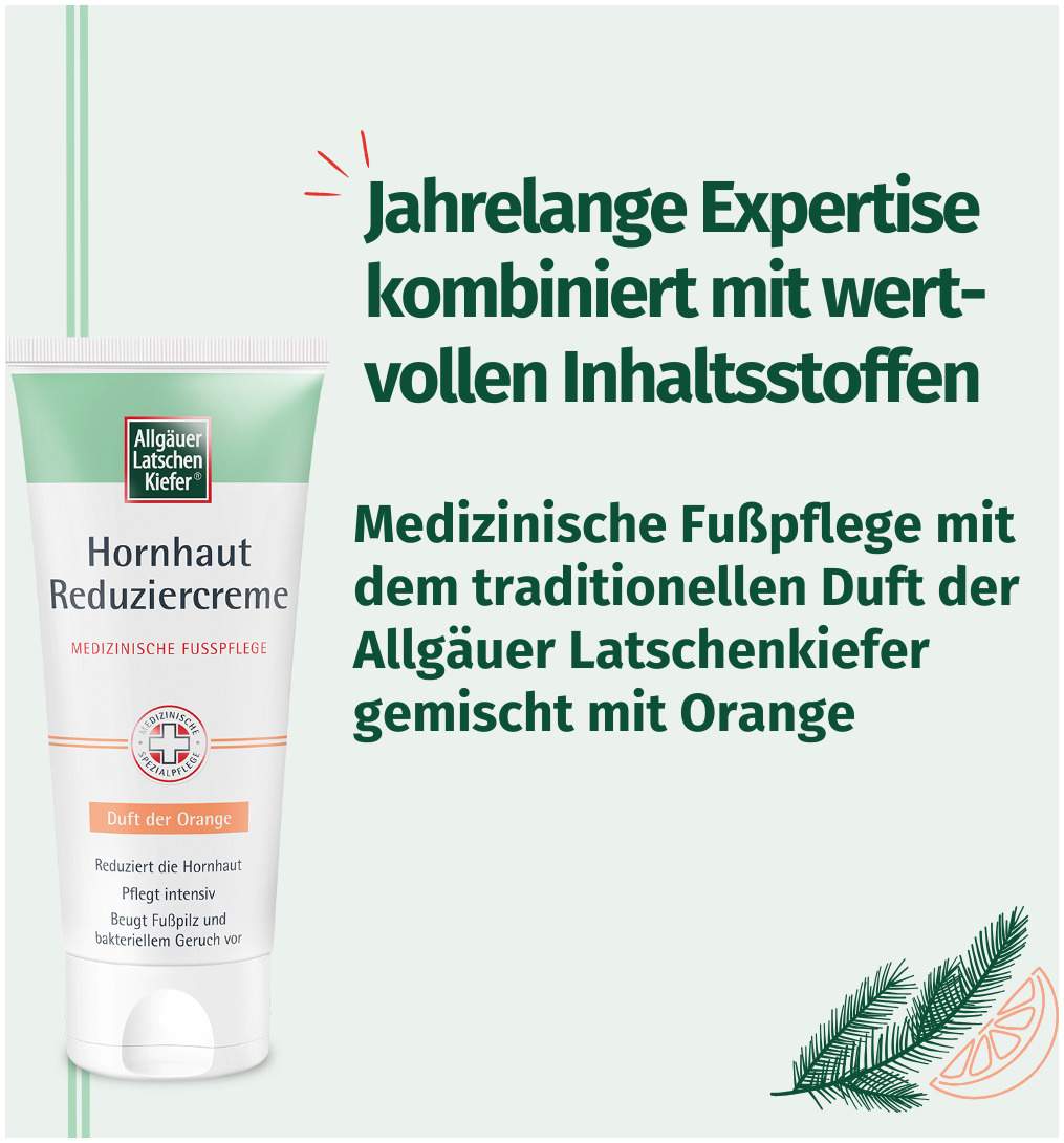 Allgäuer Latschenkiefer Hornhaut Reduziercreme orange 200 ml