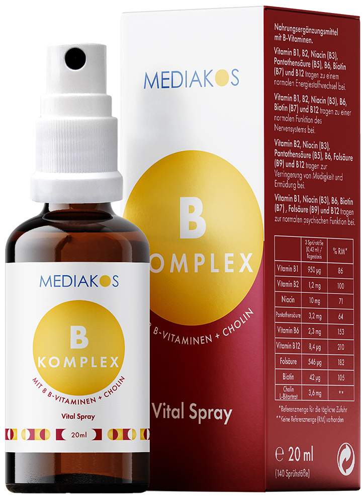 Vitamin B Komplex Mediakos Vital Spray 20 ml