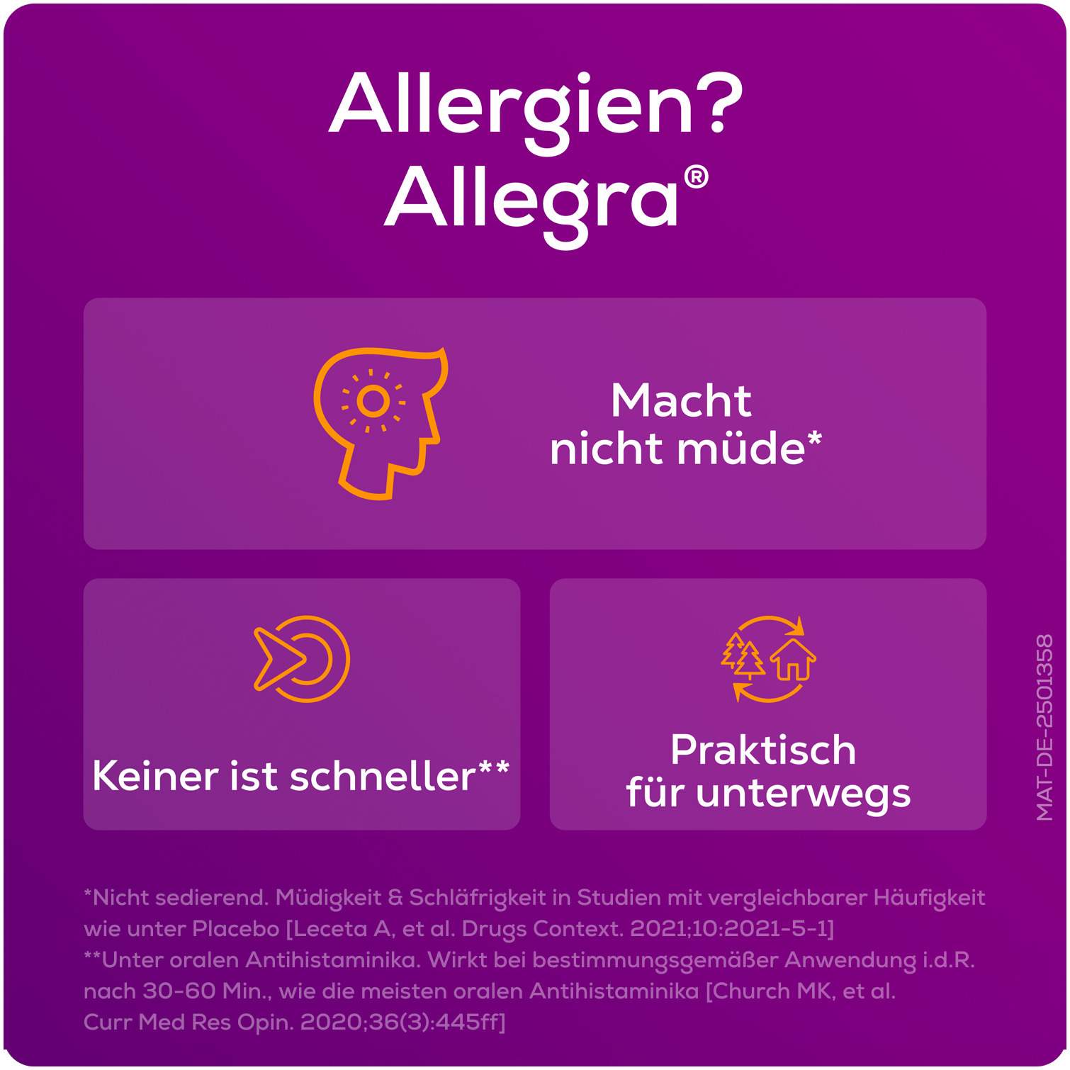 Allegra Allergietabletten 20 mg 2 x 20 Schmelztabletten