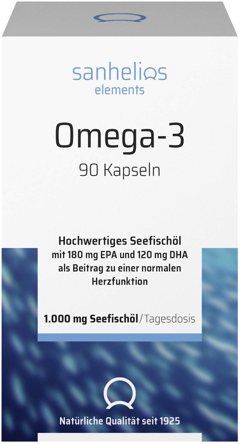Sanhelios Omega-3 Kapseln 1000 90 Stück