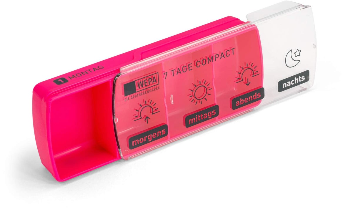 WEPA 7 Tage Compact Wochenmagazin weiß-pink