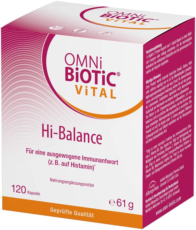 Omni Biotic Vital Hi-Balance 120 Kapseln