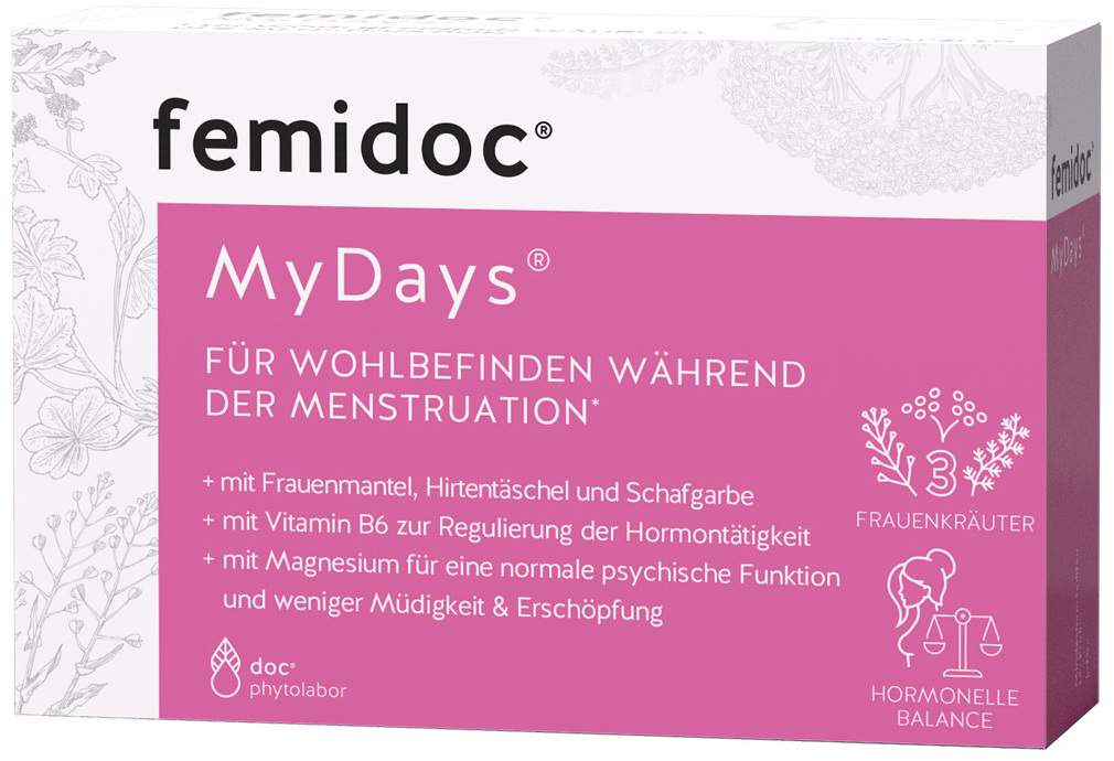 Femidoc Mydays Für die Menstruation 20 Kapseln
