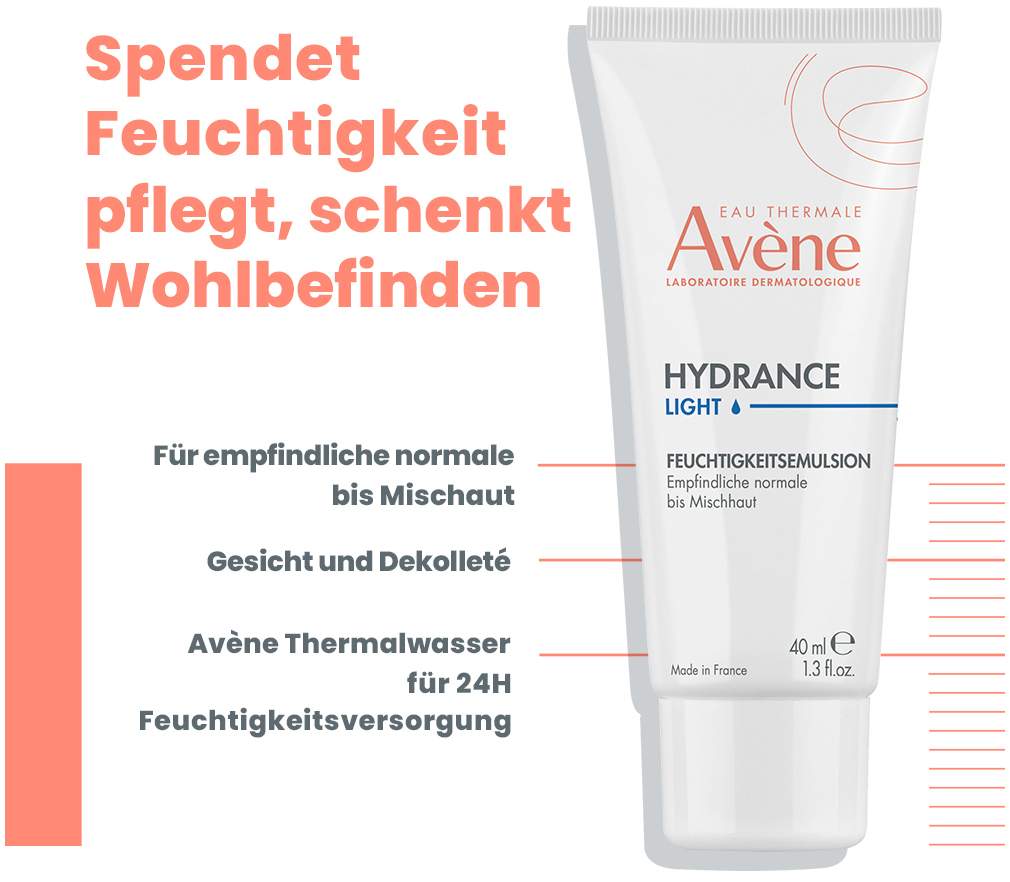 Avene Hydrance LEICHT Feuchtigkeitsemulsion 40ml