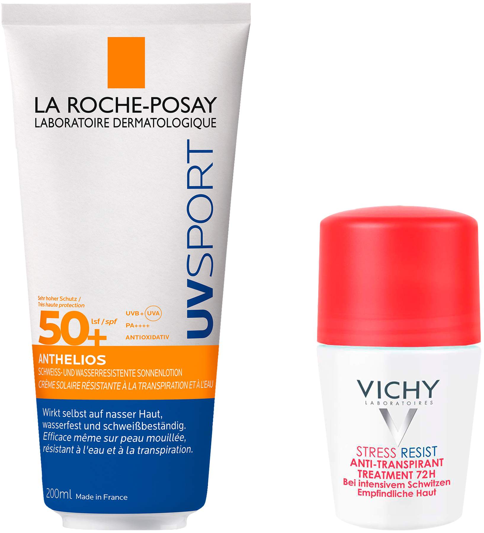 La Roche Posay Anthelios Pro Sport Wet Skin Gel LSF 50+ 200 ml + gratis Vichy Deo Stress Resist 72h 50 ml