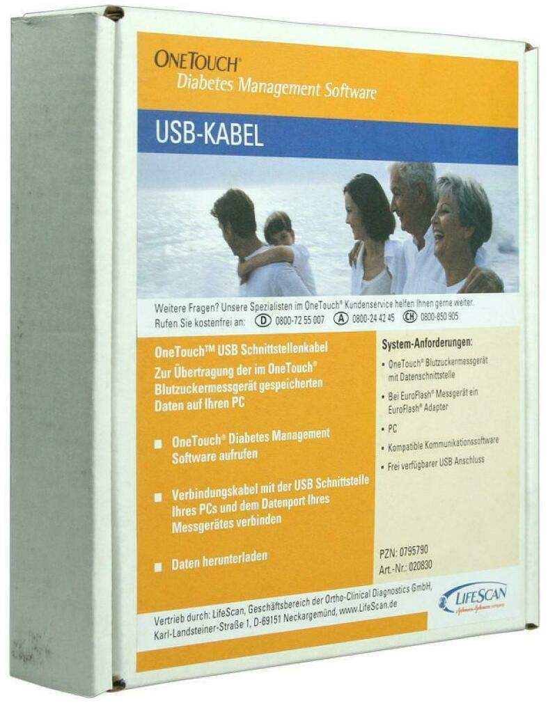 One Touch Diabetes Usb Interface Schnittstellen Kabel