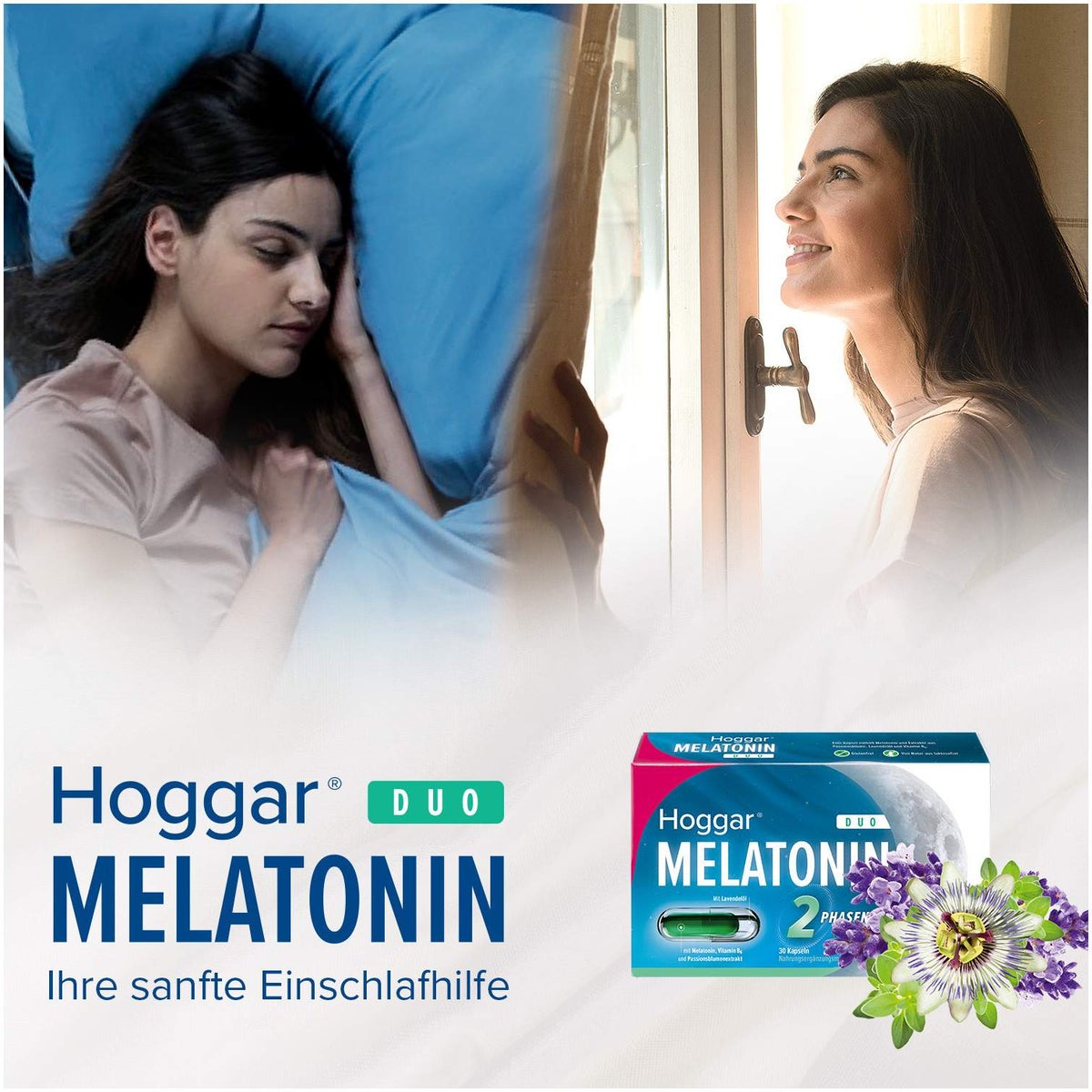 Hoggar Melatonin Duo 30 Kapseln