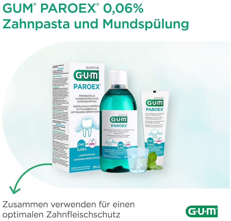 Gum Paroex 0,06% CHX Mundspülung 500 ml