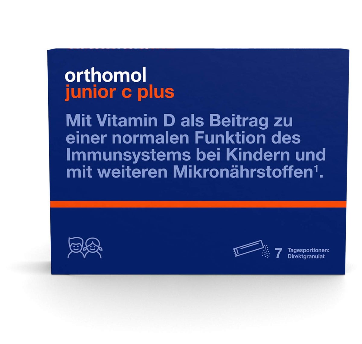 Orthomol Junior C Plus Granulat Himbeer-Limette 7 Stück