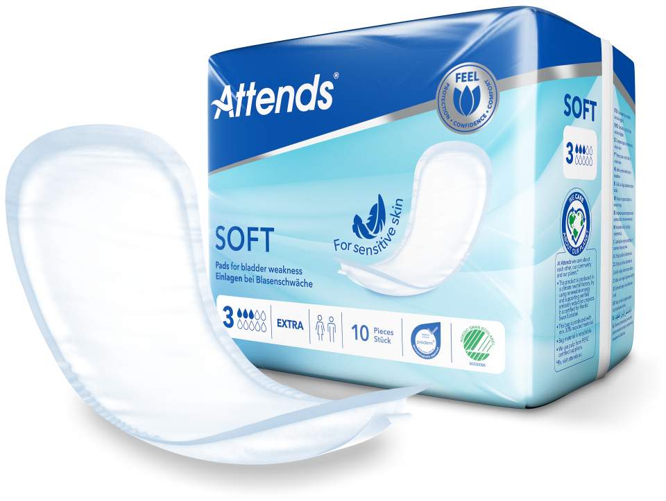 Attends Soft 3 Extra Einlagen 10 Stück