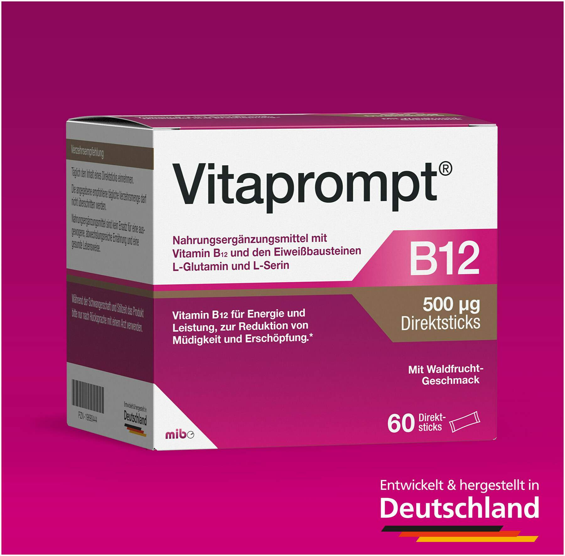Vitaprompt B12 500 µg Direktsticks 60 Stück