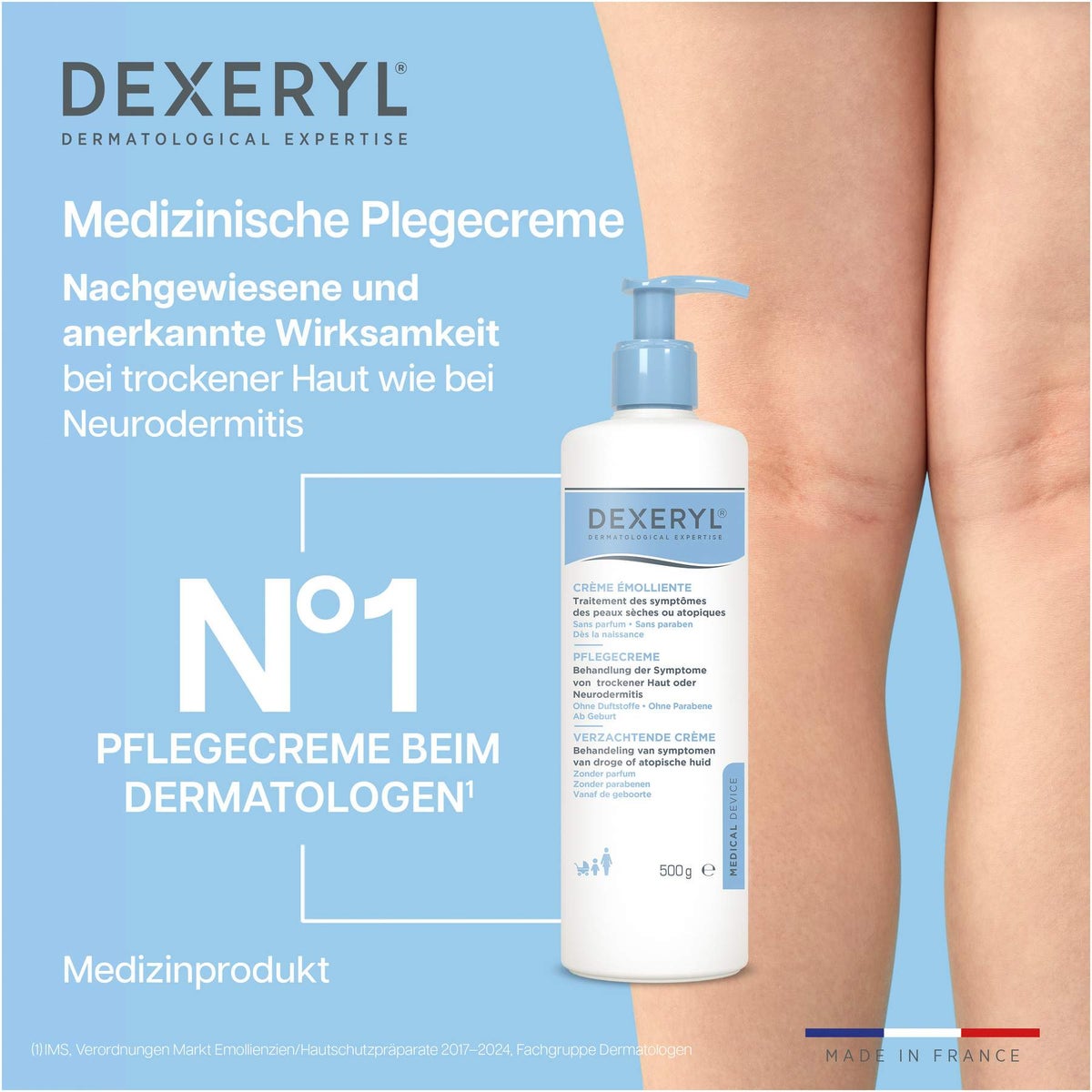 Dexeryl Pflegecreme 500 g