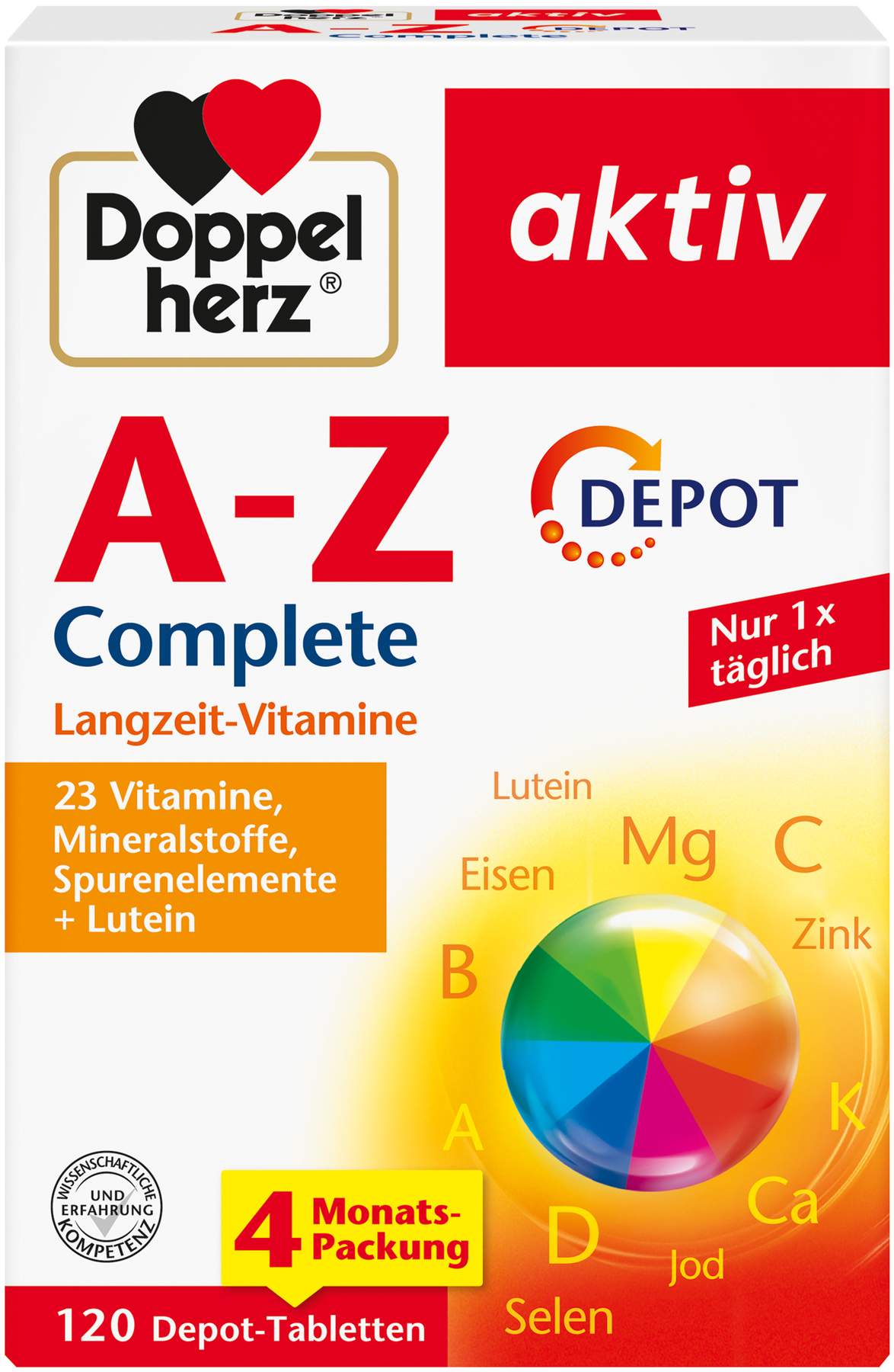 Doppelherz aktiv A-Z Depot 120 Tabletten