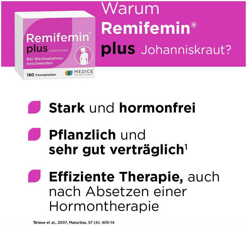 Remifemin plus Johanniskraut 180 Filmtabletten