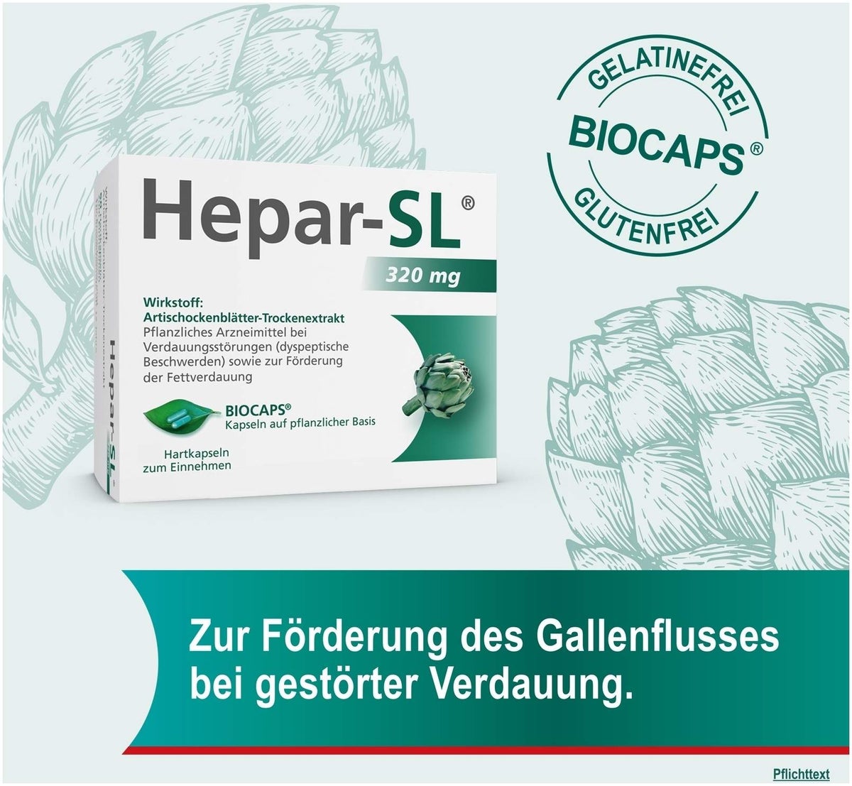 Hepar SL 320 mg 100 Hartkapseln