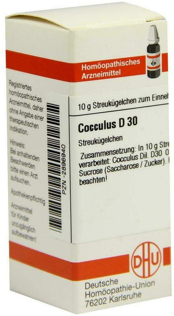 Dhu Cocculus D30 10 G Globuli