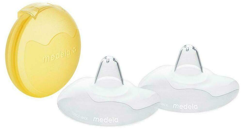 Medela Brusthütchen Contact Größe S 16 mm Inklusive Box 2 Stück