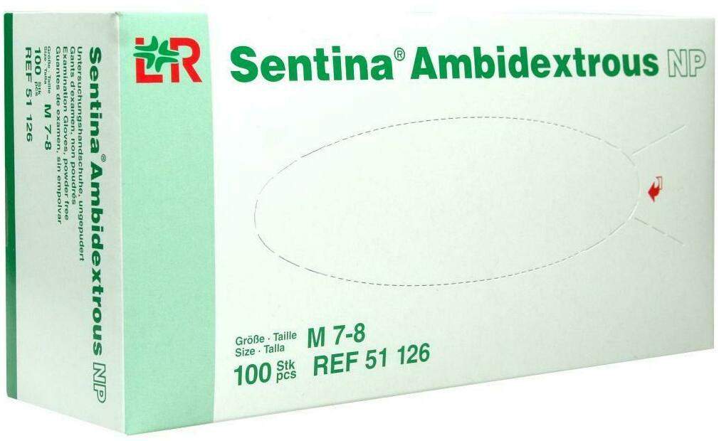 Sentina Ambidextrous Unters.Hands.Puderfr.Gr.M