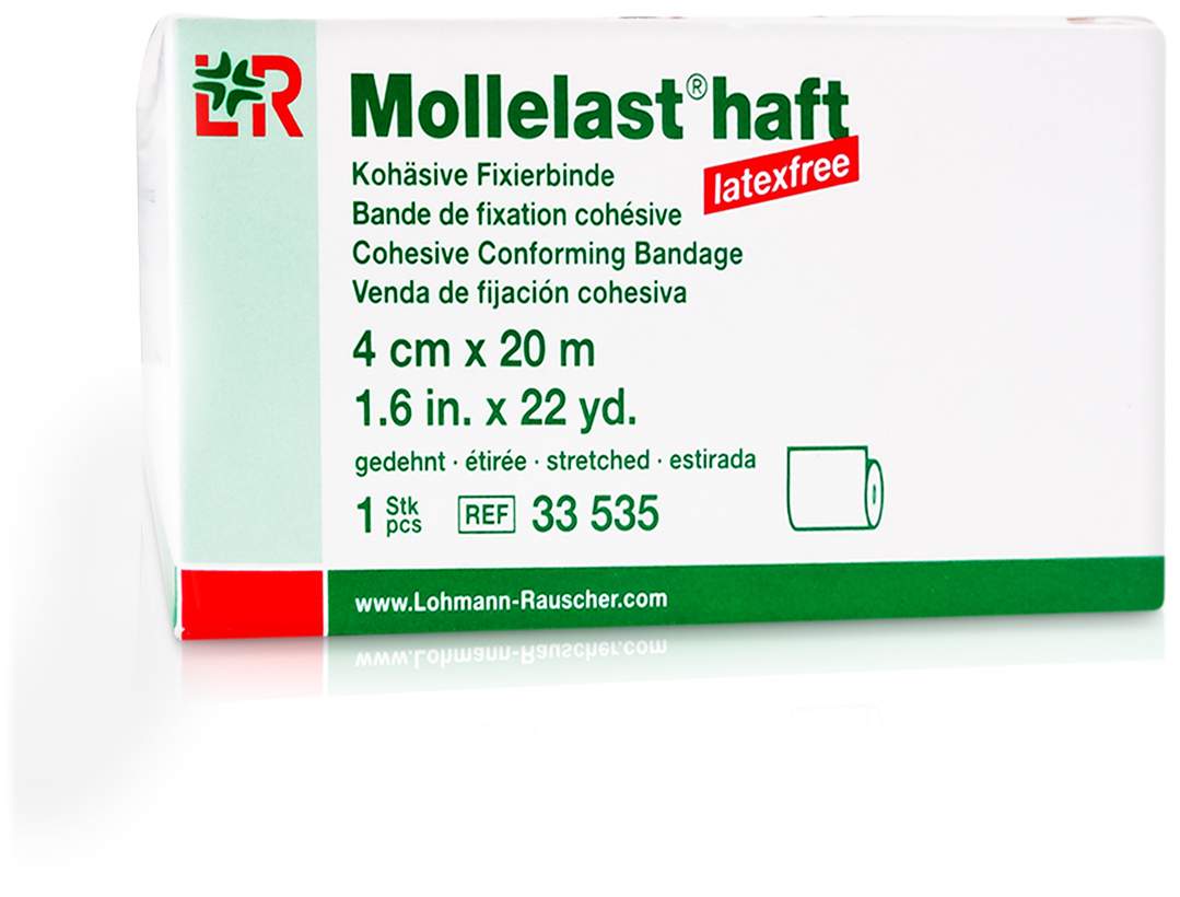 Mollelast Haft Latexfrei 4cmx20m Gedehnt