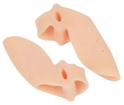 Halluxschutz Gel-Double-Ring mit Ballenschutz, creme
