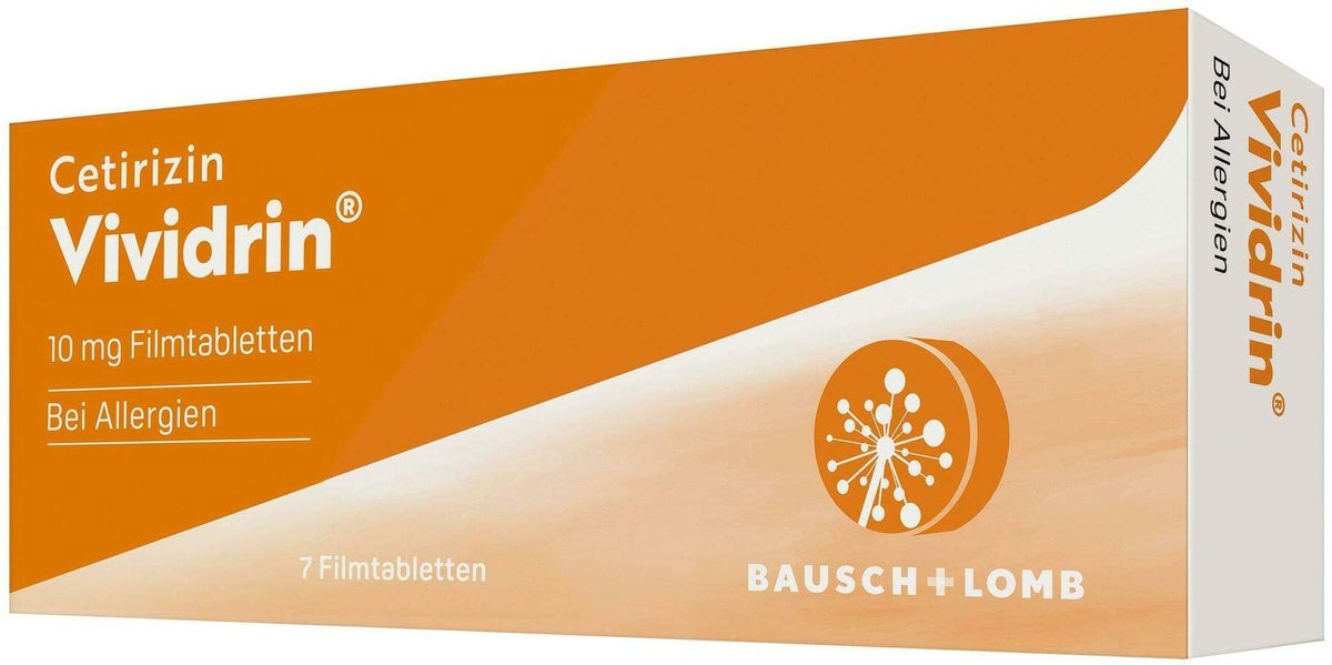 Cetirizin Vividrin 10 mg 7 Filmtabletten