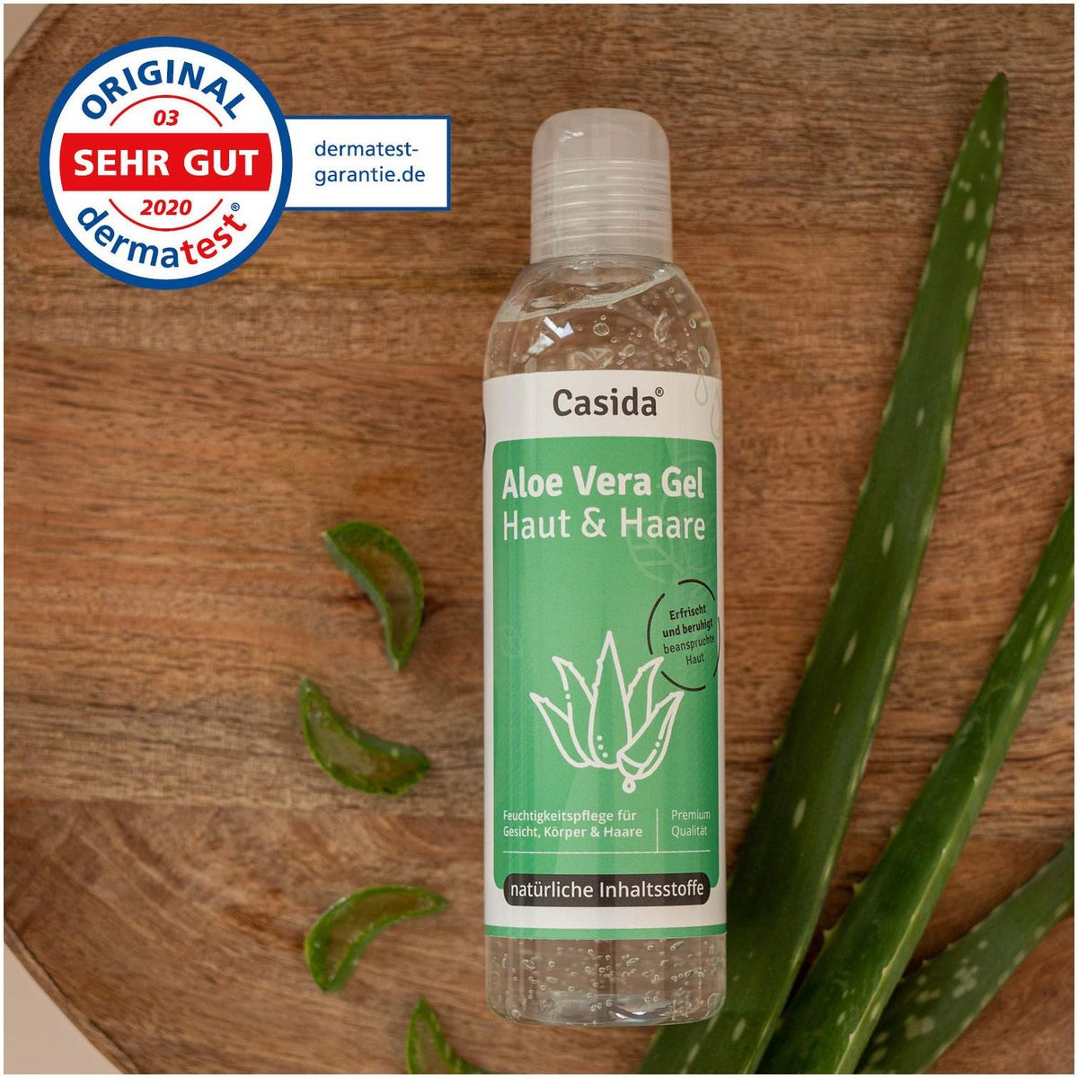 Aloe Vera Gel Haut & Haare 200 ml